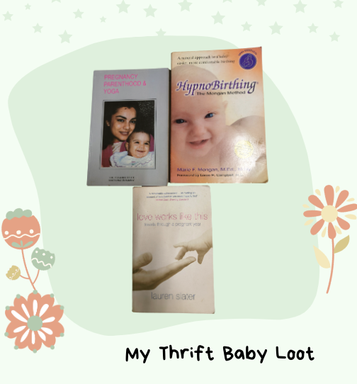Preloved pregnancy books - Hypnobirthing, yoga